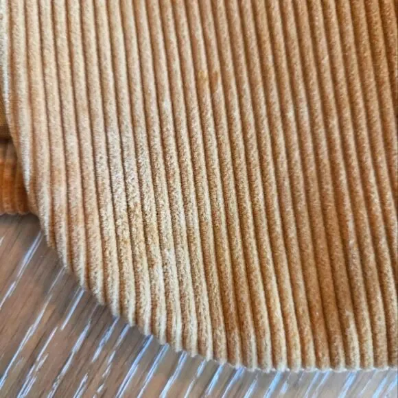 Vintage Clifford & Wills Corduroy Women's Camel Blazer Suede Collar Elbow Patch - Picture 8 of 9